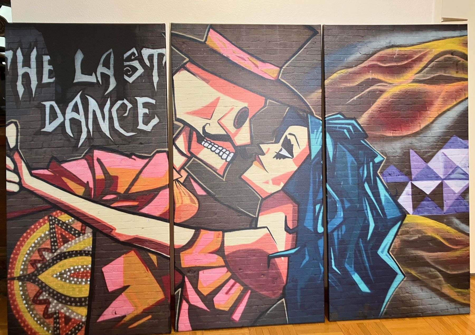 Foto & Immagini: 3 teiliges Bild, "The Last Dance", 1m x 150 cm breit – Usato da Winterthur venduto da efant12 2