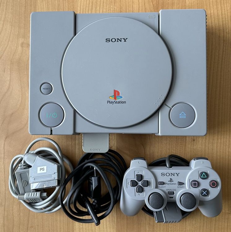Sony Playstation 1 PS1 PSX PAL / 50/60Hz RGB (Gebraucht) in Stadel b ...