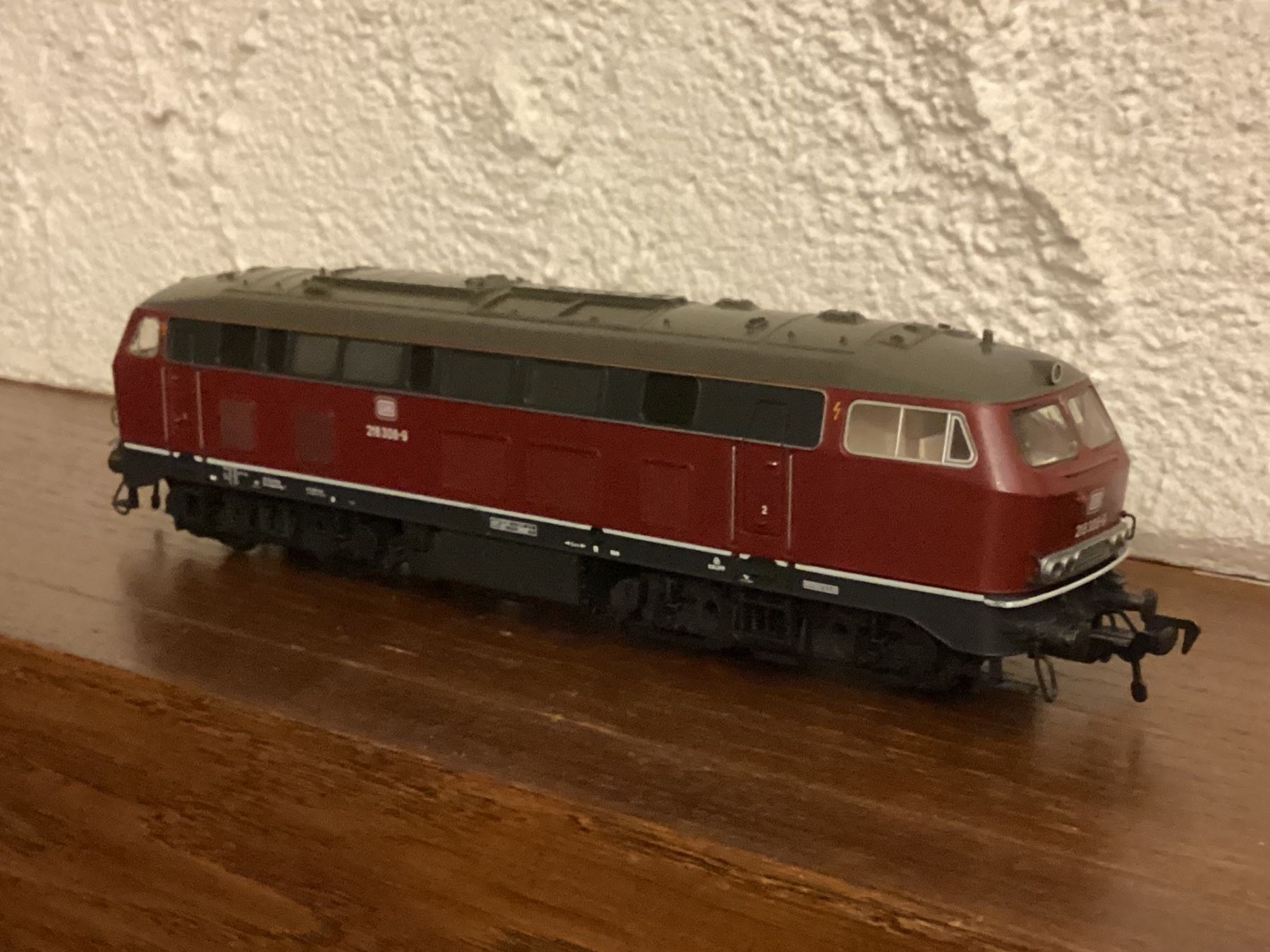Fleischmann Modellini di ferrovie: H0 Fleischmann DB 218 – Usato da Laupen BE venduto da lasvegas2012 1