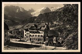 Hohfluh, Hotel Alpenruh mit Wetterhorngr