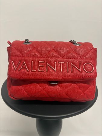 Valentino Handtasche Rot Crossbody Tasche Kunstleder