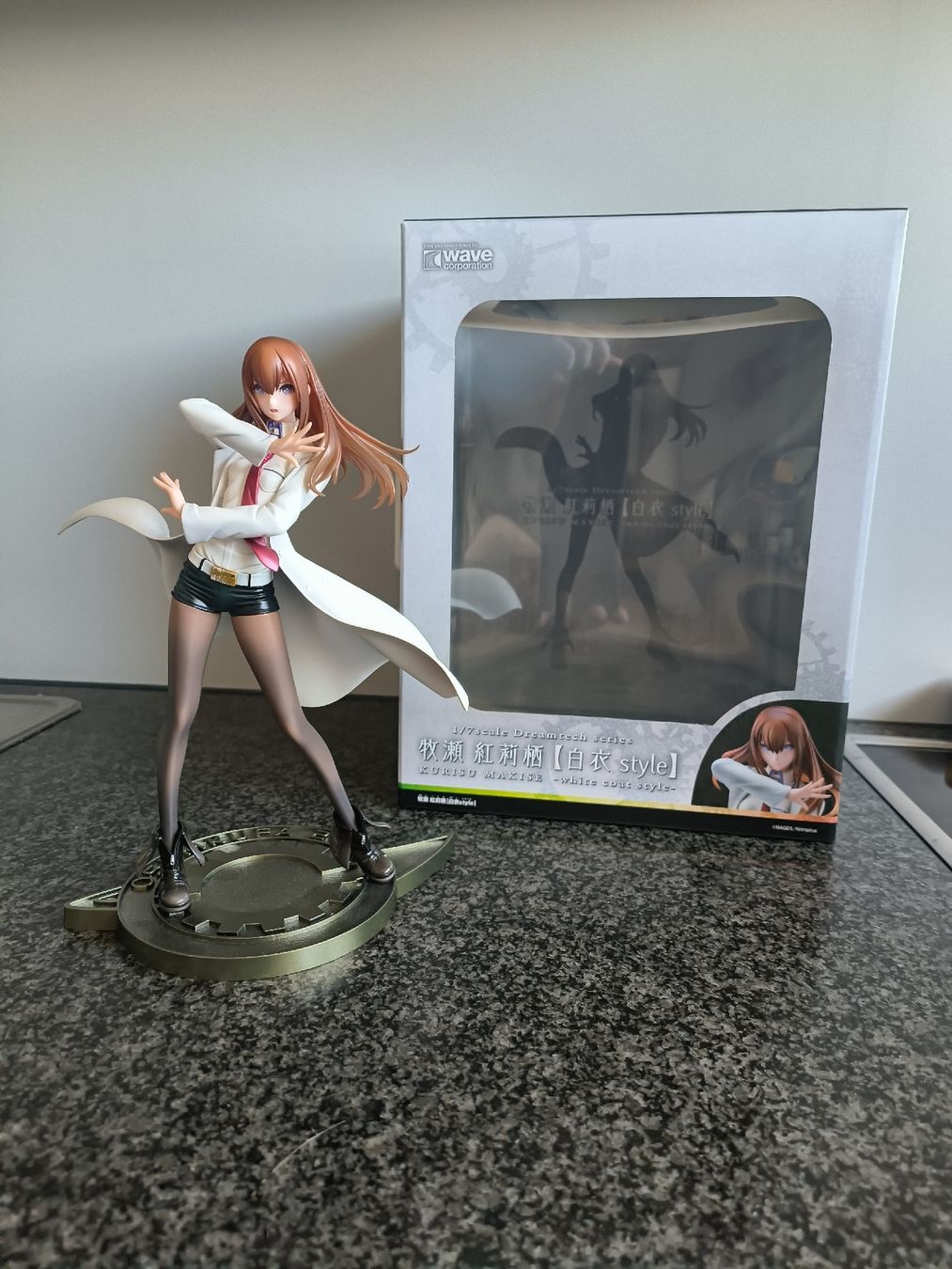 Statuette: Steins Gate Kurisu Makise - WAVE Dreamtech 1/7 "White Coat" – Usato da Emmenbrücke venduto da Marco01334