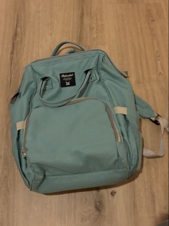 Wickelrucksack Dokoclub hellblau/türkis mit vielen Fächern