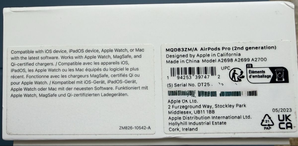 Apple Casques audio: APPLE AirPods Pro 2. Generation – D'occasion à Bassersdorf par Chigge 8