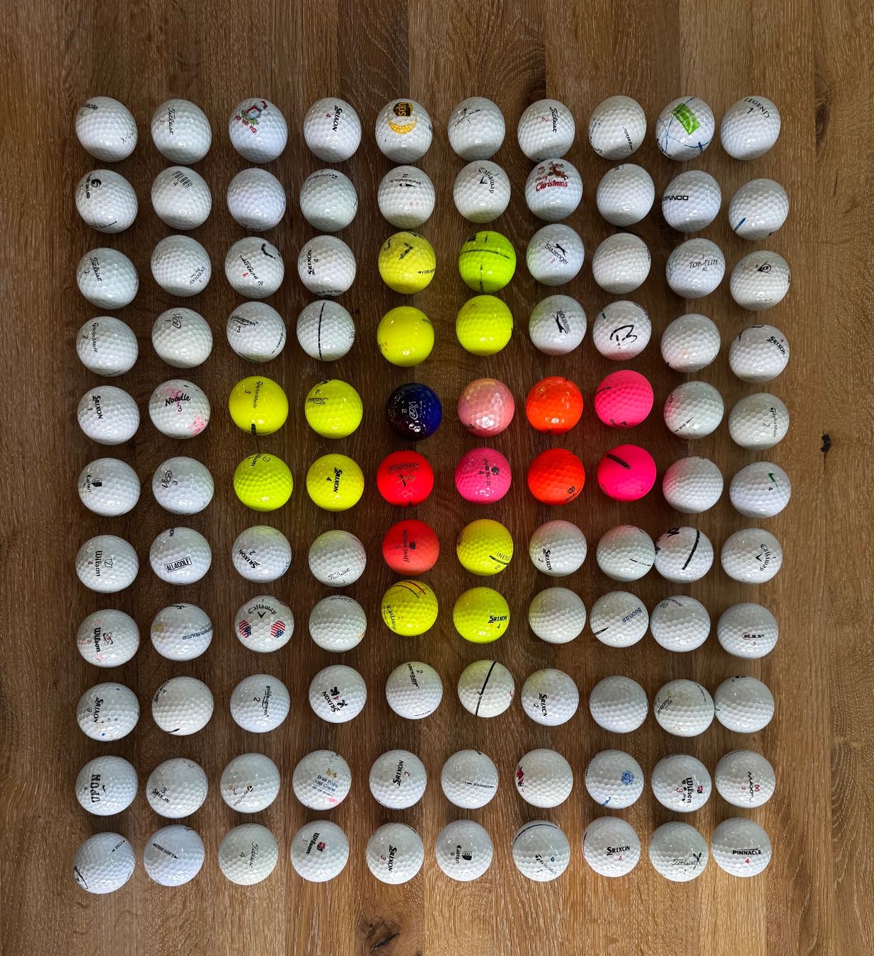 Ballons: 110 Golfbälle mit Erfahrung – D'occasion à Cham par cableguy76 1