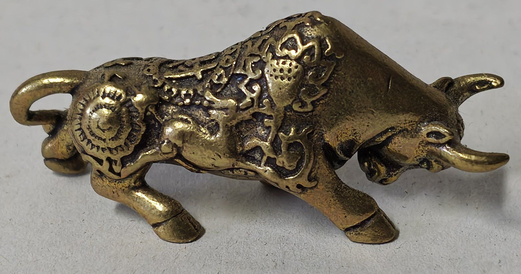 Figuren: Stier aus Messing – Neu (gemäss Beschreibung) aus Uerkheim von Kaufoption 2