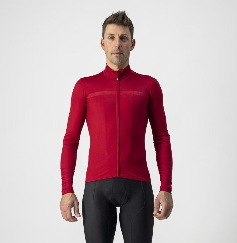 Castelli Canottiere & Pantaloni: Castelli Pro Thermal Mid LS Jersey 3XL in Pro Red – Nuovo (secondo la descrizione) da Buchs ZH venduto da adm269