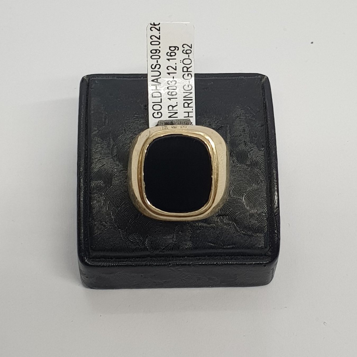 Anelli: Echt 14K Gold Siegelring – Usato da Luzern venduto da Goldhaus-Luzern