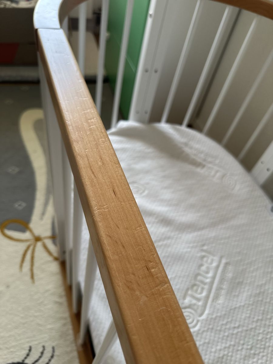 Lits: Oval bed growing with the baby – D'occasion à Affoltern am Albis par rot_682g 6