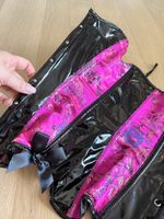 Allure Lingerie Korsett schwarz pink gr M Fetisch sexy