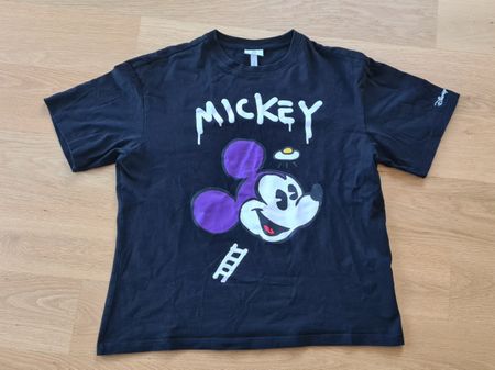 Disney 100 Jahre x H&M Künstler Trevor Andrew T-Shirt Gr. L