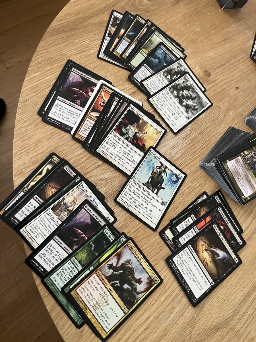 Giochi: Magic: The Gathering Sammlung – ca. 380 Karten + Deckboxen + – Usato da Zollikerberg venduto da robinho_ 3