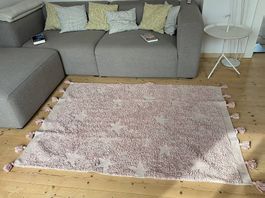 Lorena Canals Teppich Hippy Stars Vintage Nude, 120x175cm