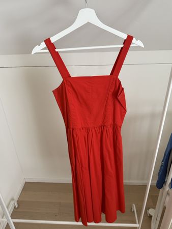 Rotes Sommerkleid, Grösse S, luftig-leicht für warme Tage!