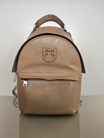 Furla Rucksack Leder Damen camel braun neuwertig