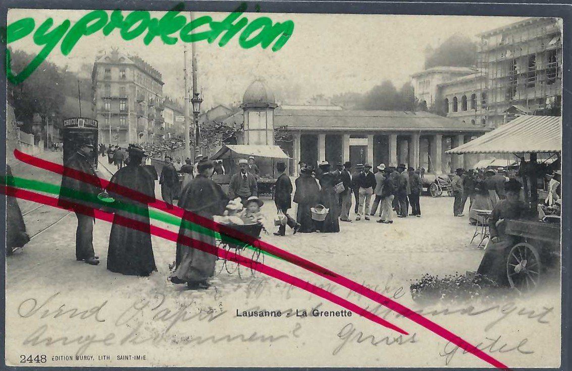 Cartes postales: Lausanne. La Grenette. – D'occasion à Horw par SwissSteamMemories