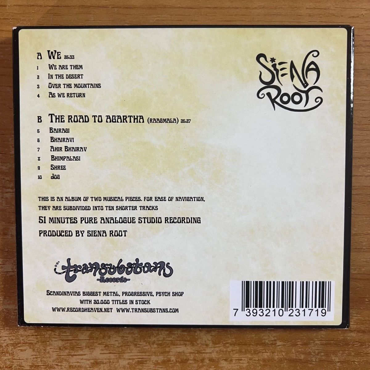 CD: Siena Root - Different Realities / CD - 1.Sweden-Press. 2009 – Usato da Gais venduto da soundcave57 1