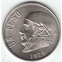 1 Peso Mexico 1979