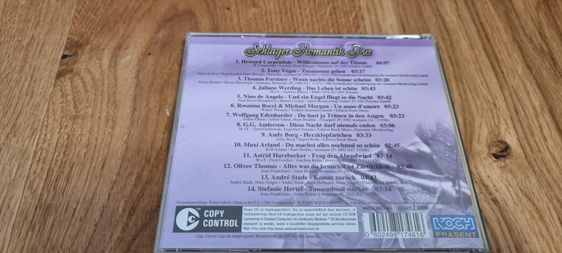 CD: CD: Schlager-Romantik pur – Usato da Lachen SZ venduto da allesweg78 1