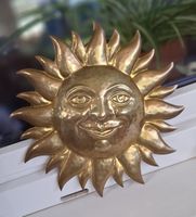 Sonniges Deko- "Birth-Gramm" Messing, Swiss Made, für 