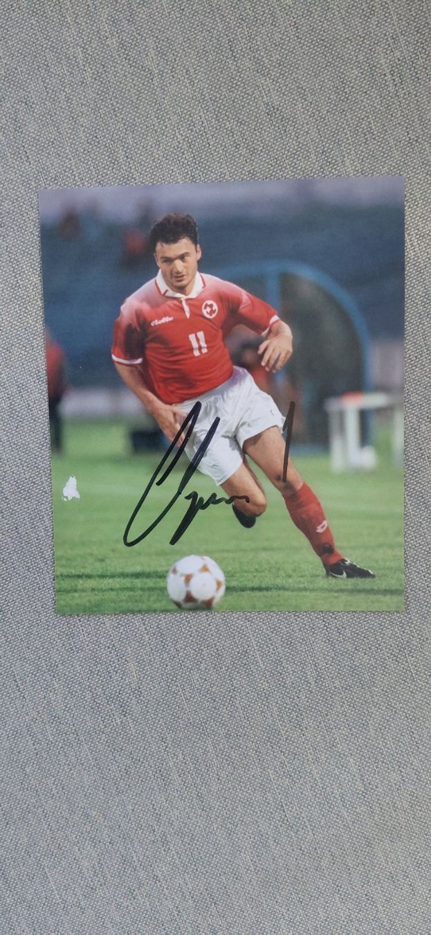 Autografi: Autogramm Stephane Chapuisat – Usato da Schmerikon venduto da Olympia04