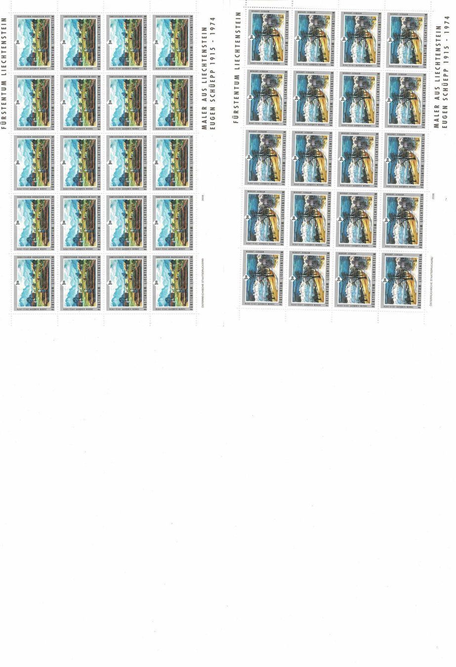 Alle Briefmarken: Eugen Schüepp 2 KB ** – Neu (gemäss Beschreibung) aus Lausanne von Whorvath