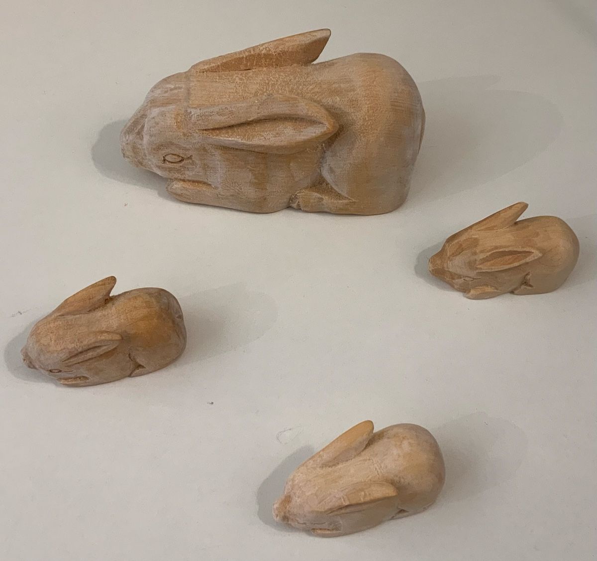 Figuren: Famille de lapins en bois – Gebraucht aus rolle von Tontonjulot 2