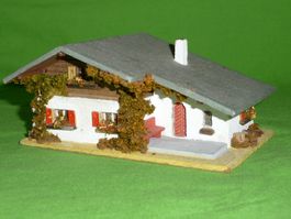 Faller 287 uralt 1957 Chalet mit Bänkli FALSCH HERUM Unikat?