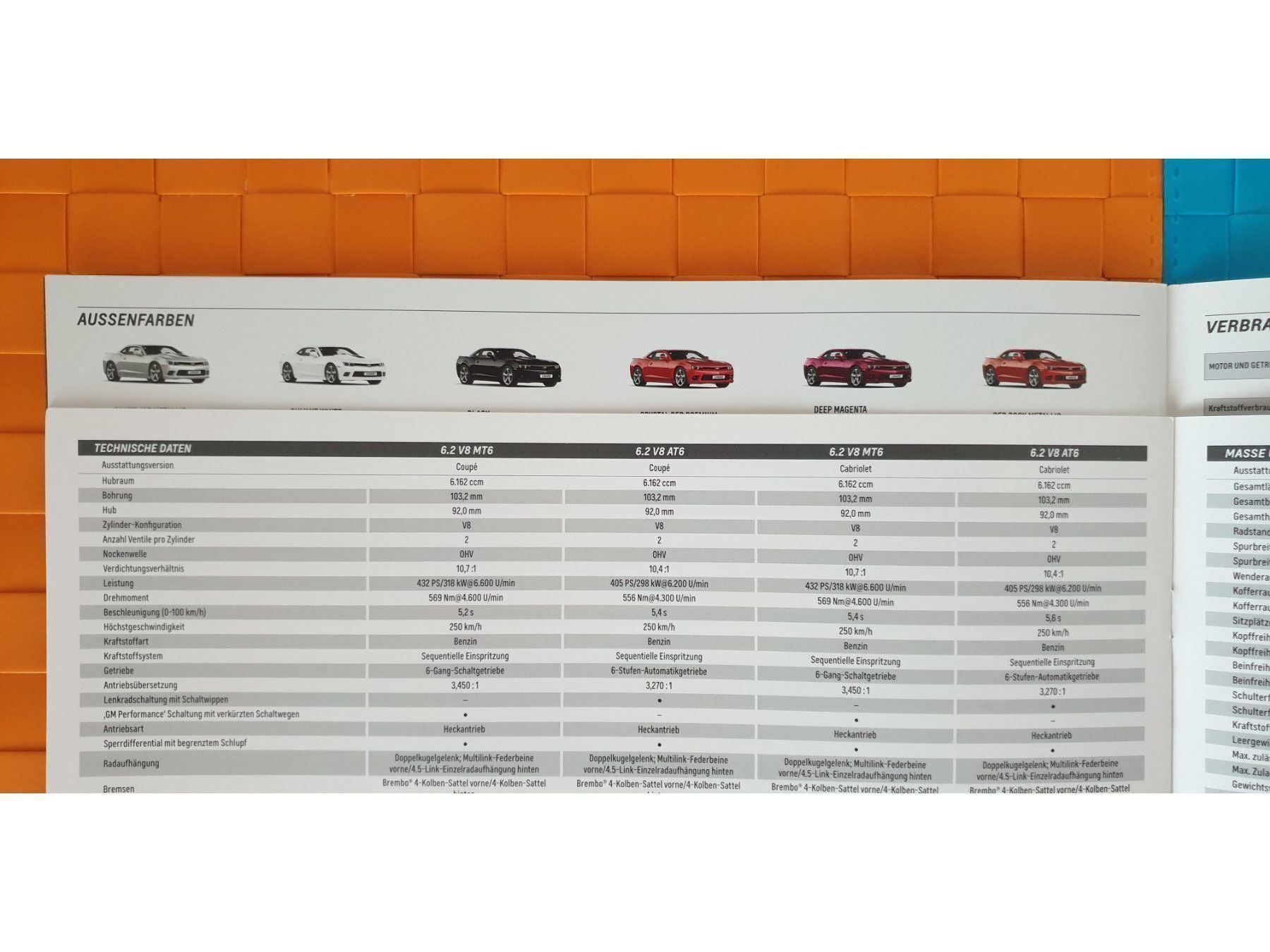 Riviste & Magazine: CHEVROLET CAMARO 2013 - Prospekt / Katalog – Nuovo (secondo la descrizione) da Viganello venduto da CARLiteratur 5