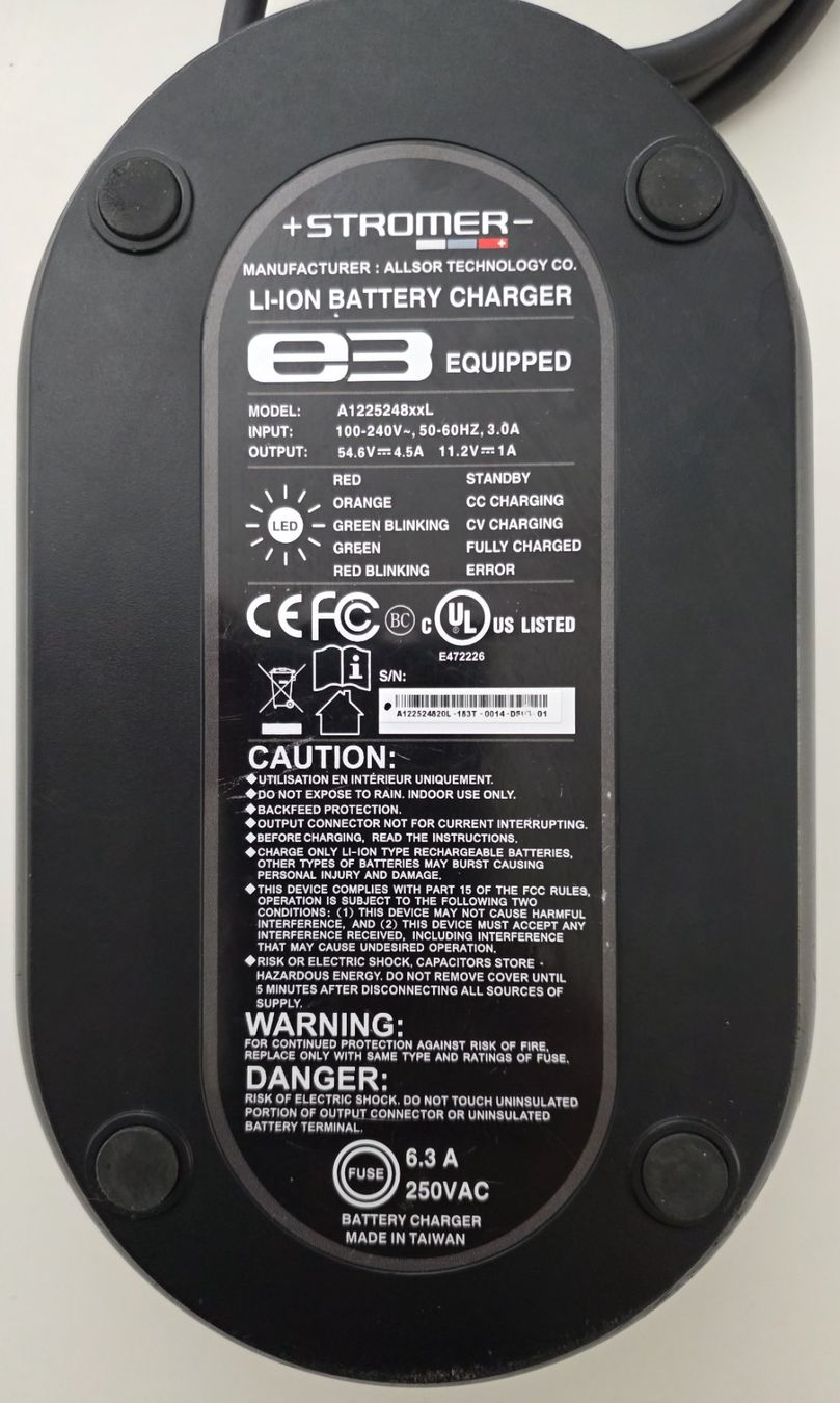 Caricabatterie: Stromer Ladegerät 245W ab 1 CHF – Usato da Untersiggenthal venduto da Xenium 1