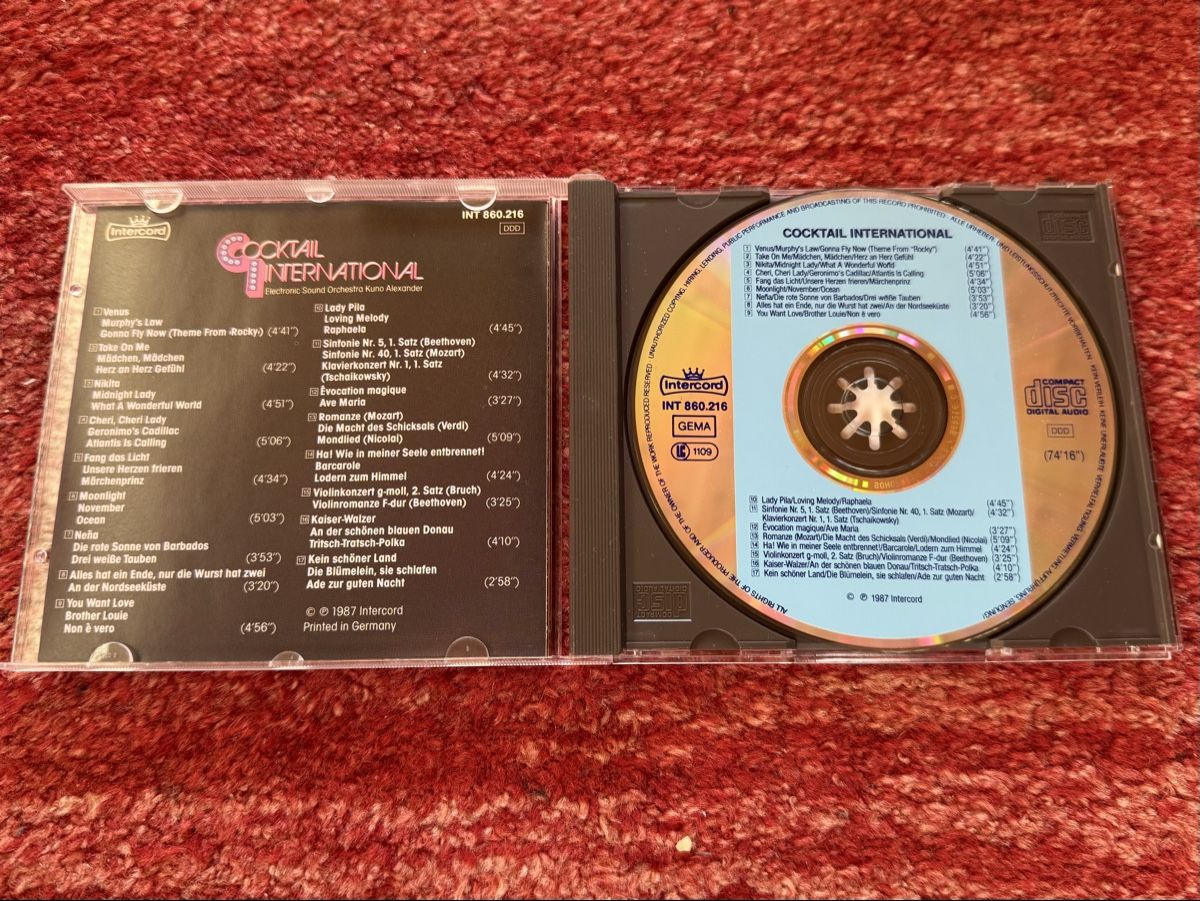 CD: Cocktail International CD 1987 Intercord – Usato da Oberried Brienz venduto da Chyara 2