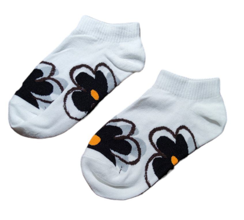 Calze: Sneaker-Socken Blumen / Flowers – Nuovo e nell'imballaggio originale da Zürich venduto da amysmith 1