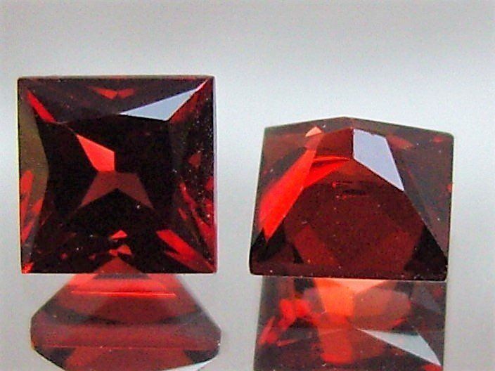 Pietre preziose: GRENAT ALMANDIN 5 x 5 mm / 0.80 ct pièce – Nuovo (secondo la descrizione) da La Chaux-de-Fonds venduto da j-aime-les-gemmes