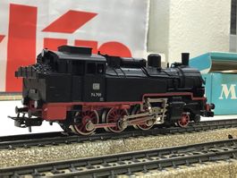 Märklin H0 3095 Dampflokomotive DB 74 701 - Vintage Top!