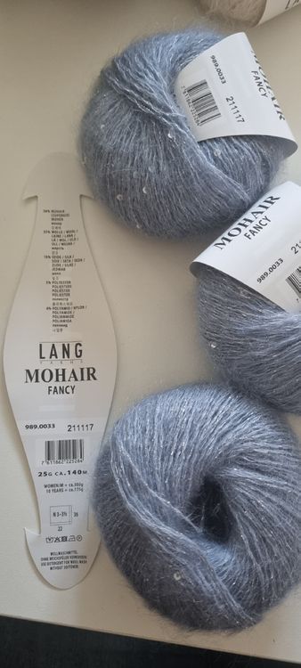 LANG YARNS MOHAIR FANCY 33-211117 hellblau (Neu (gemäss Beschreibung ...