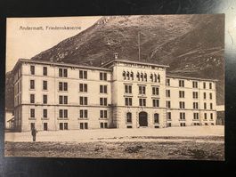 Postkarten Ansichtskarte Andermatt Kaserne Schweizer Armee