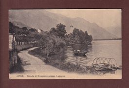 Strada di Rivapiana presso LOCARNO - 1909 obl. Linéaire