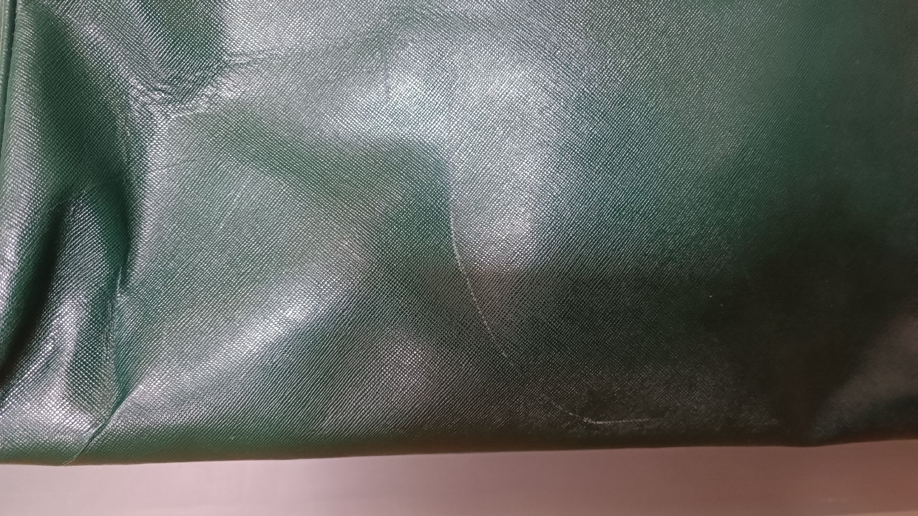 Borse da donna: Grüne Vintage Handtasche, Leder – Usato da Baden venduto da zuppel 3