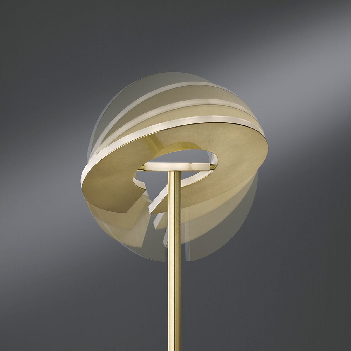 Lampade: LED Stehleuchte, Messing, Dimmbar – Nuovo (secondo la descrizione) da Kreuzlingen venduto da Smart-Light 5