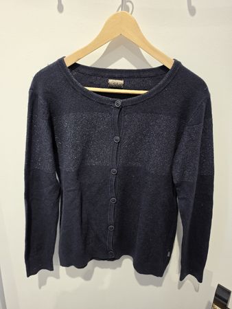 Napapijri Strickjacke dunkelblau Glitzer Grösse S