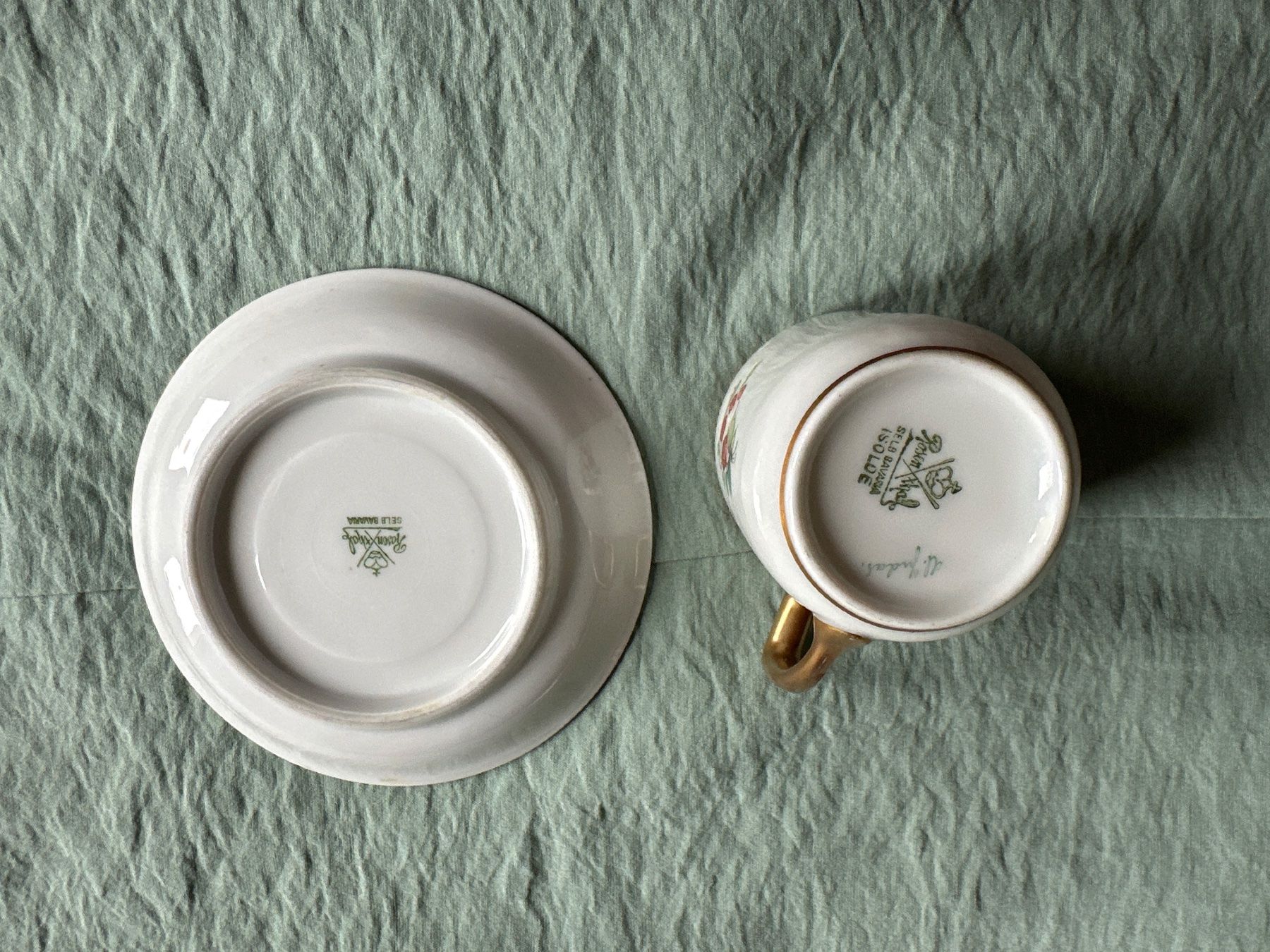 Rosenthal Tazze: Mokkatasse mit Unterteller, von Rosenthal – Usato da Basel venduto da Marlise015 4