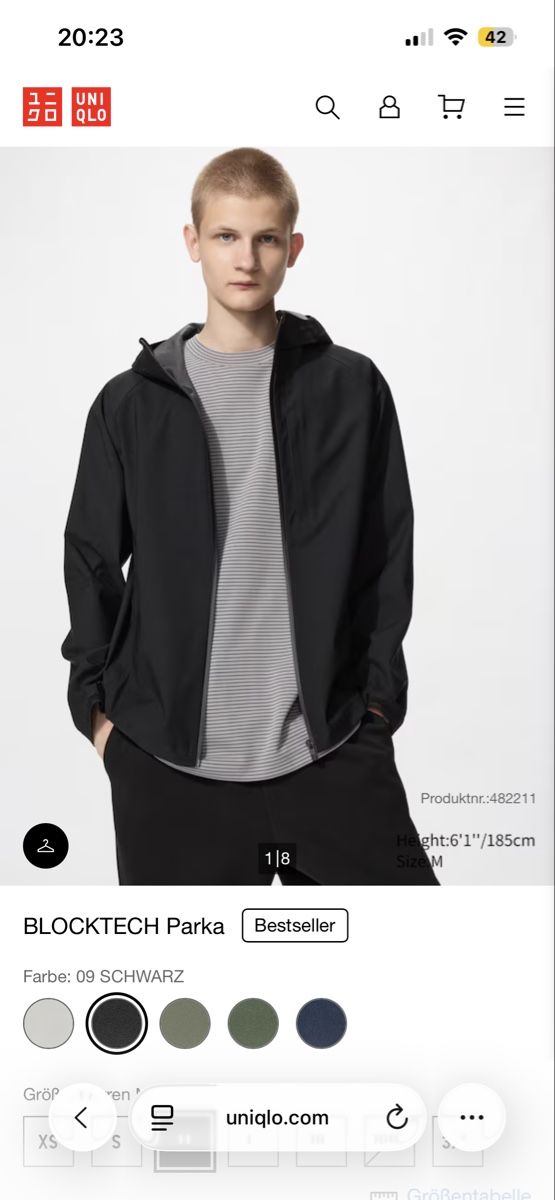 Uniqlo Giacche: Uniqlo Blocktech Parka L – Nuovo (secondo la descrizione) da Zürich venduto da Hugo_Fehr
