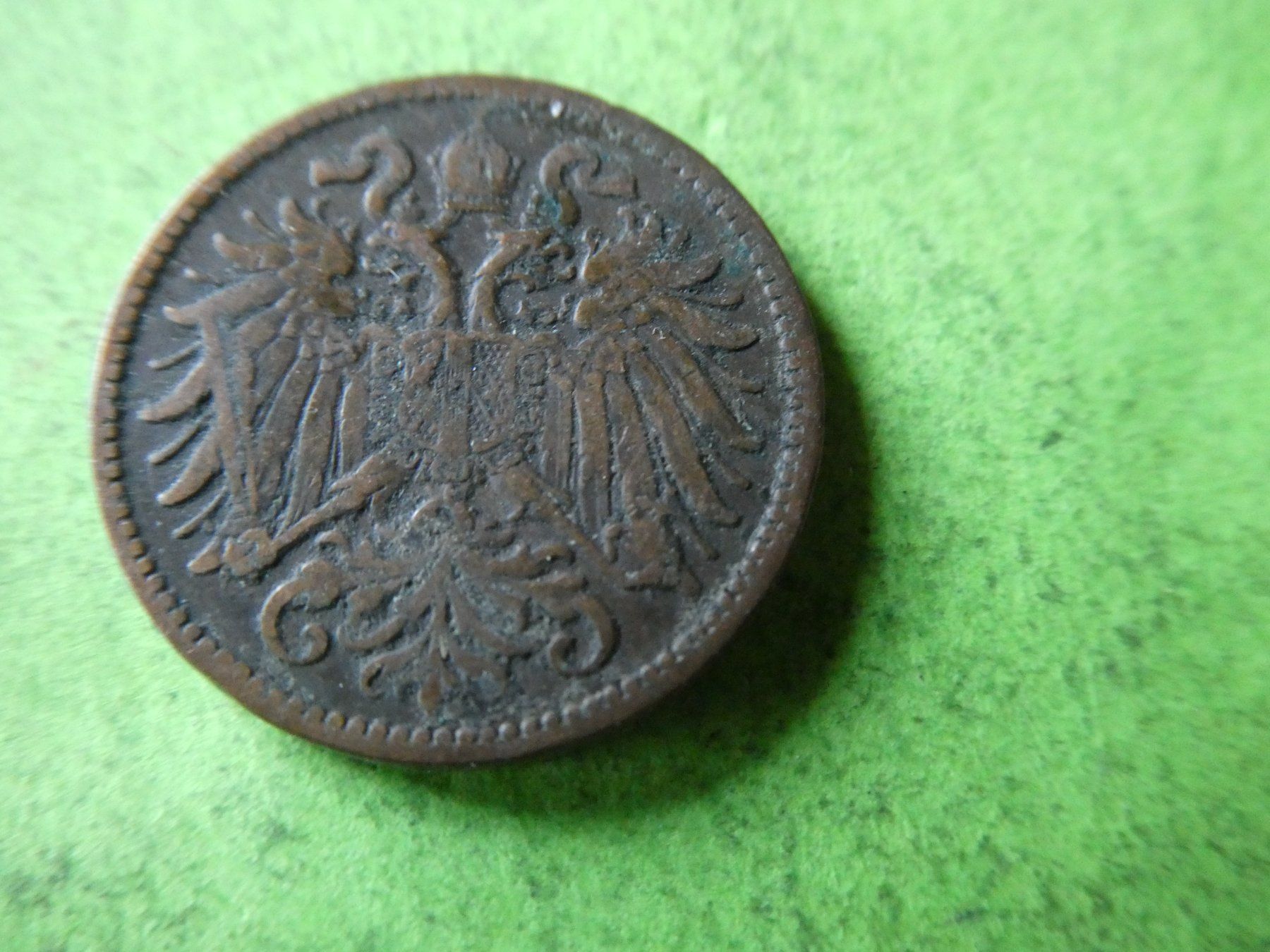 Tutti le monete: Oesterreich 1897, 2 Heller – Usato da Hinterforst venduto da Rohusri 1
