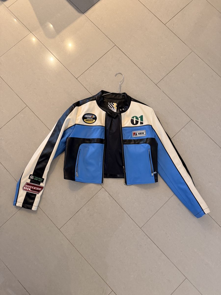 Bershka Giacche: Racing PU Leder Jacke  – Usato da Binz venduto da Ladykatsumii 1