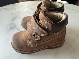 🧡Primigi Brown Leather Ankle Boots - Toddler Size 23