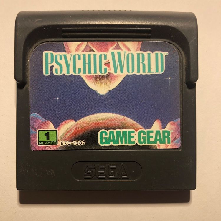 Jeu Vidéo Sega Game Gear - Psychic World - Ancien - Bon État Avec Instructions