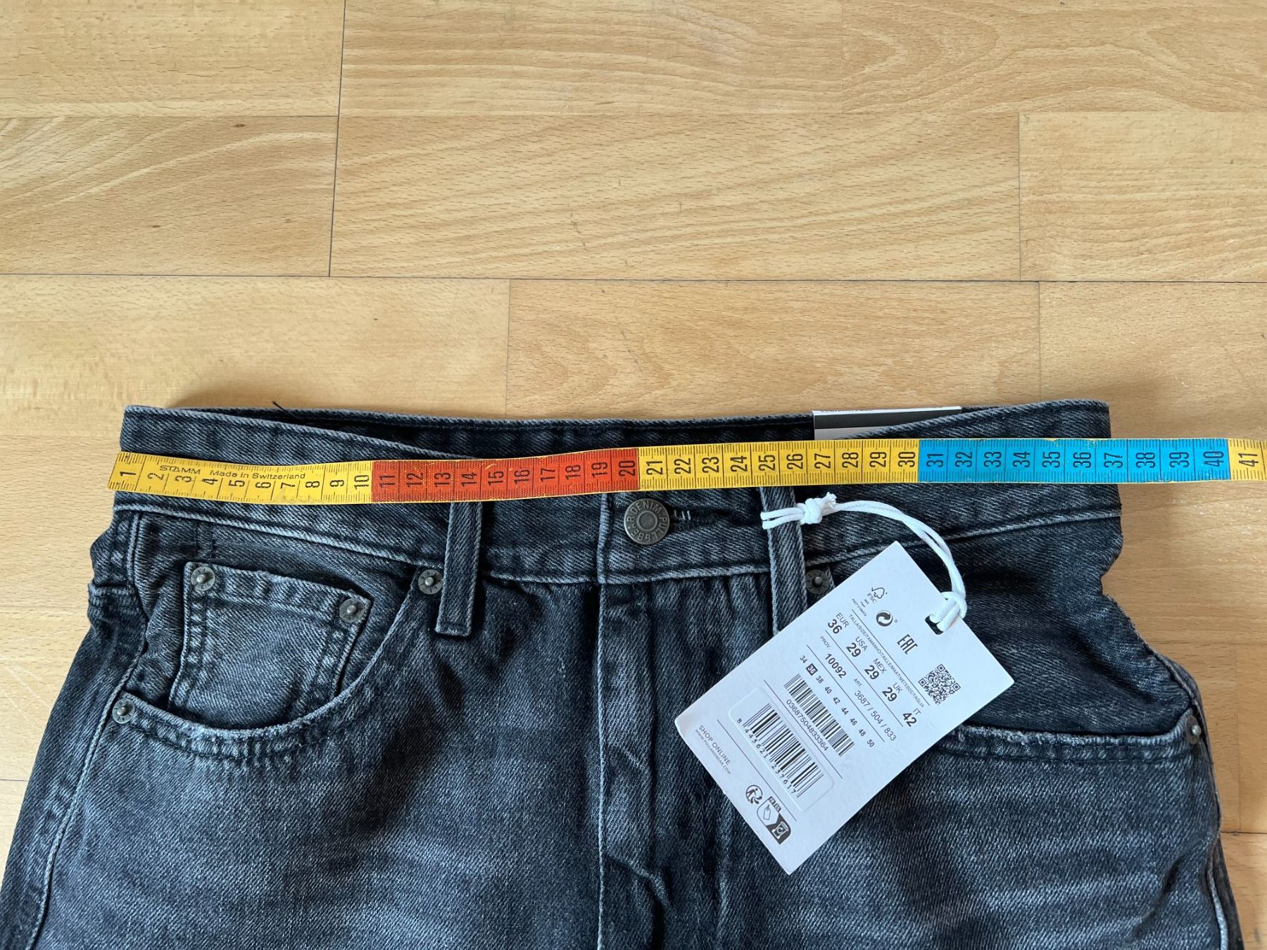 Pull&Bear Jeans: PULL&BEAR Damen Jeans, Gr. 36, Dunkelgrau, NEU – Neu und originalverpackt aus Worb von farben20zauber 8