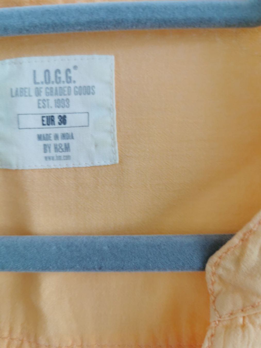 H&M Camicette: Luftige, sommerliche orange Bluse Gr. S – Usato da Steinhausen venduto da BertiMar 1