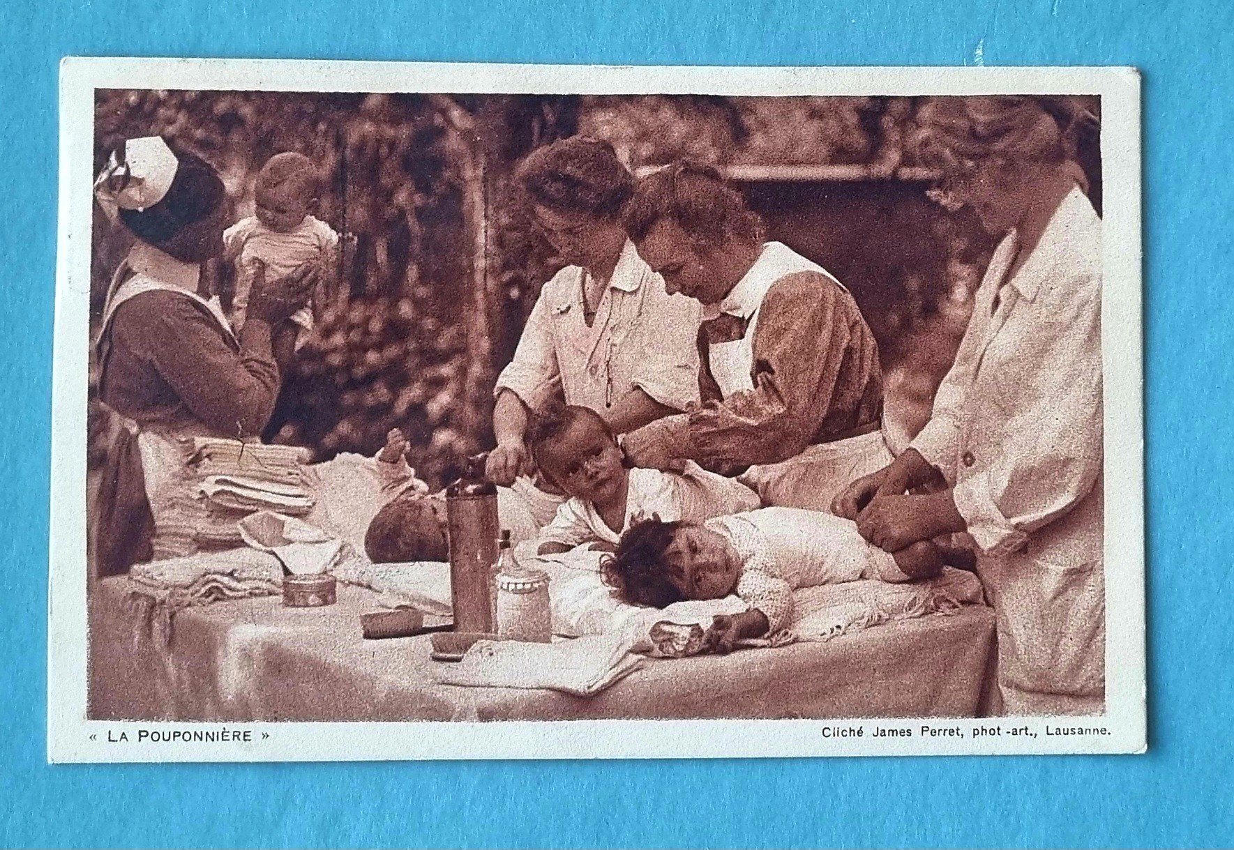 Cartes postales: Lausanne - "la Pouponnerie" - alte Ansichtskarte – D'occasion à Rothrist par RROENK