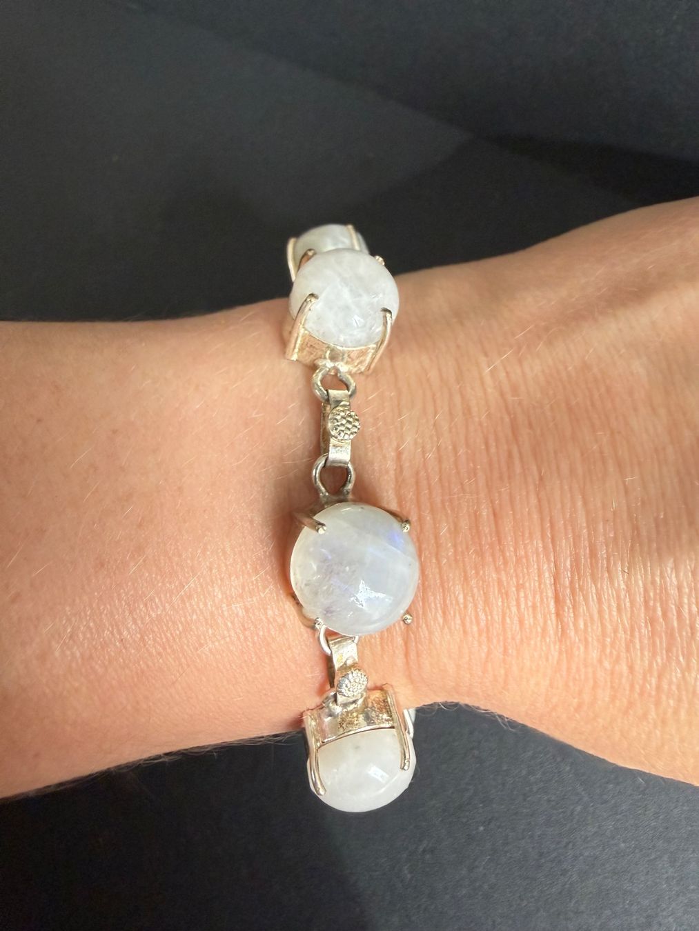 Armbänder & -reifen: Silber Armband mit Mondstein 925 – Gebraucht aus Spiegel b. Bern von Rogger72 5